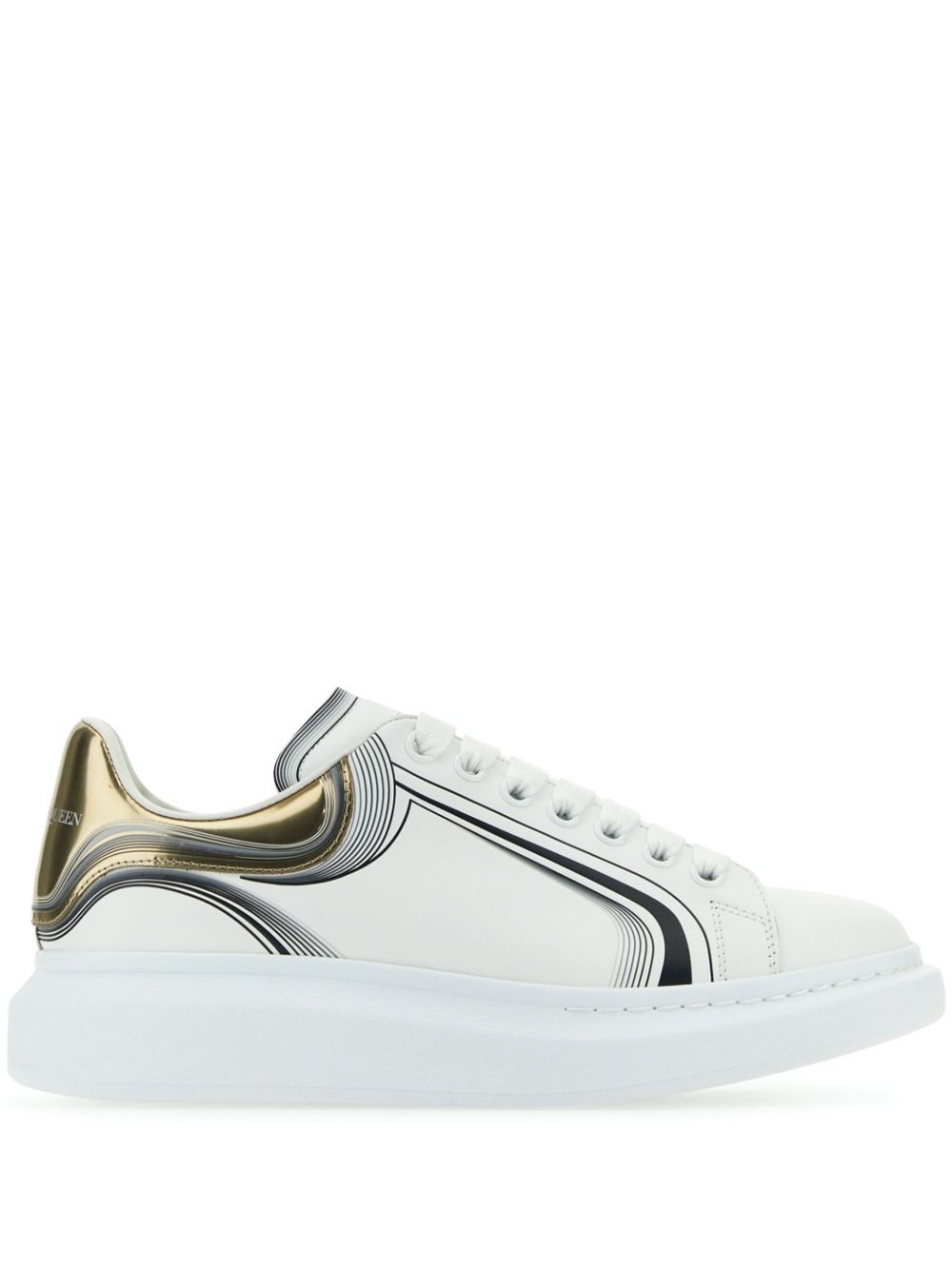 Alexander McQueen Oversized 低帮运动鞋 - 白色