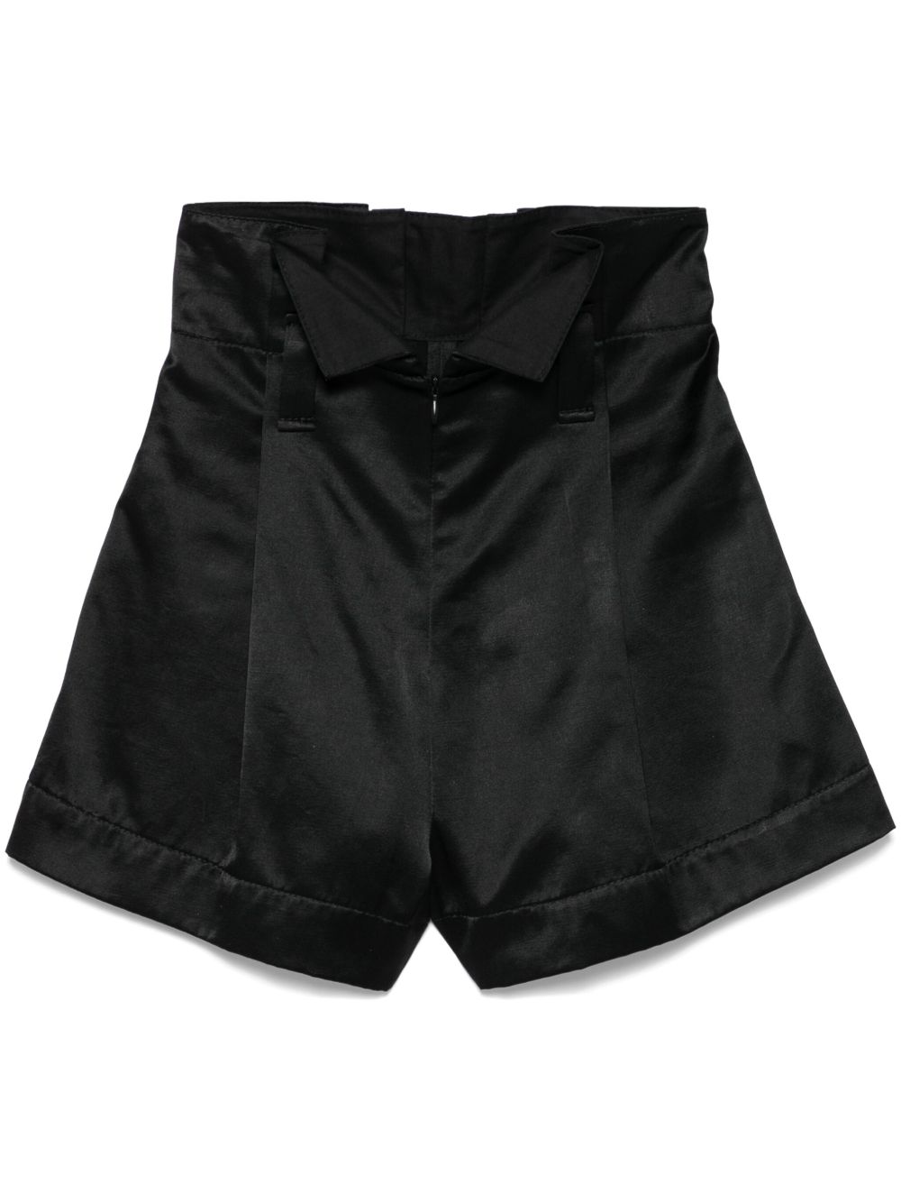 Vivienne Westwood Pre-Owned 缎面短裤（1916-1917年典藏款） - 黑色