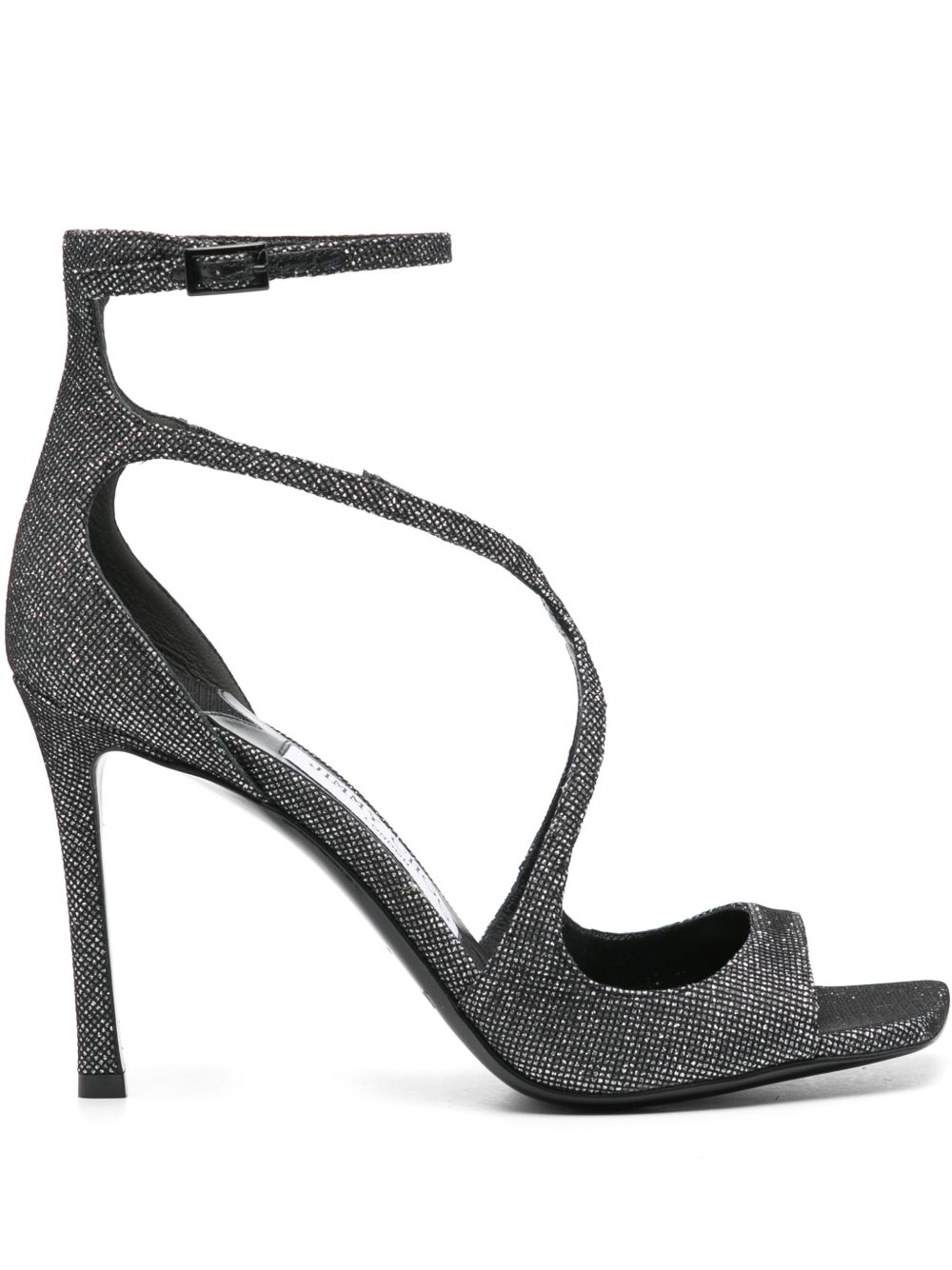 Jimmy Choo Azia 高跟凉鞋（9.5厘米） - 黑色