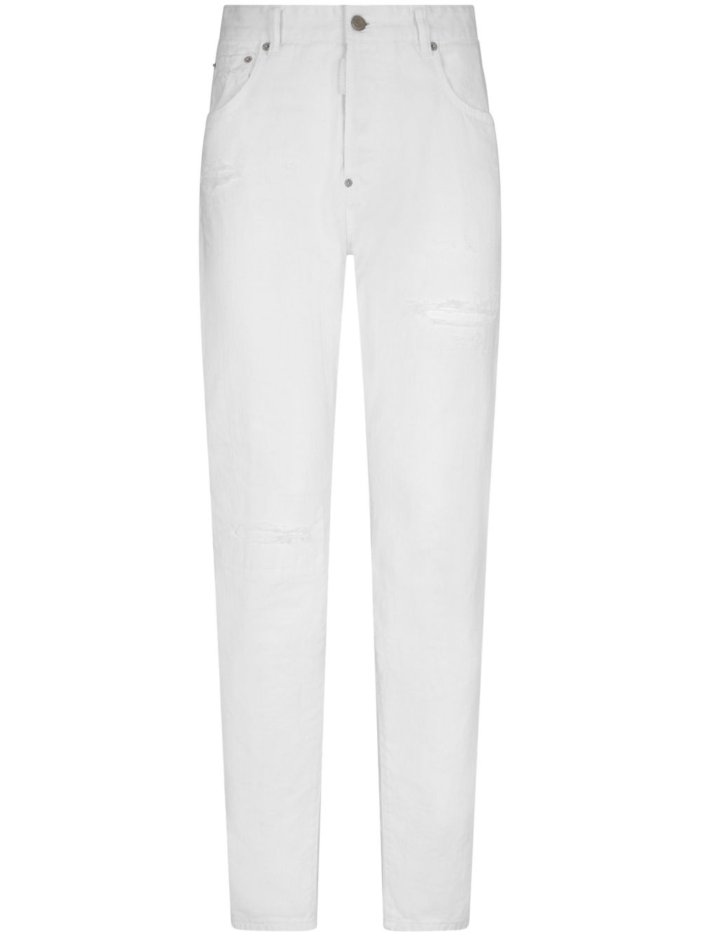 DSQUARED2 White Bull Skater 牛仔裤 - 白色