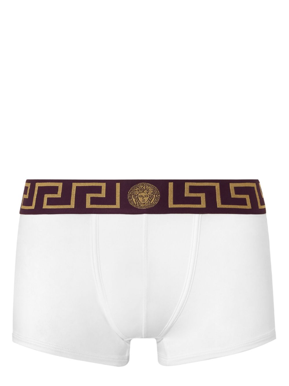 Versace Greca Border 四角内裤 - 白色