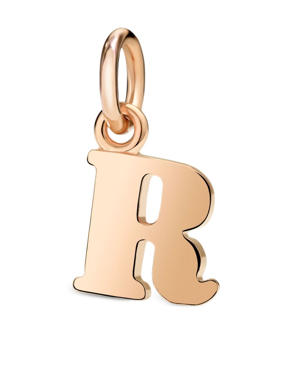 Dodo 9K玫瑰金字母R吊坠 - 金色