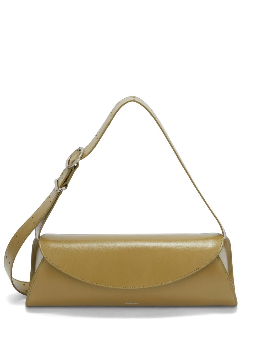 Jil Sander Cannolo 皮质小号单肩包 - 绿色