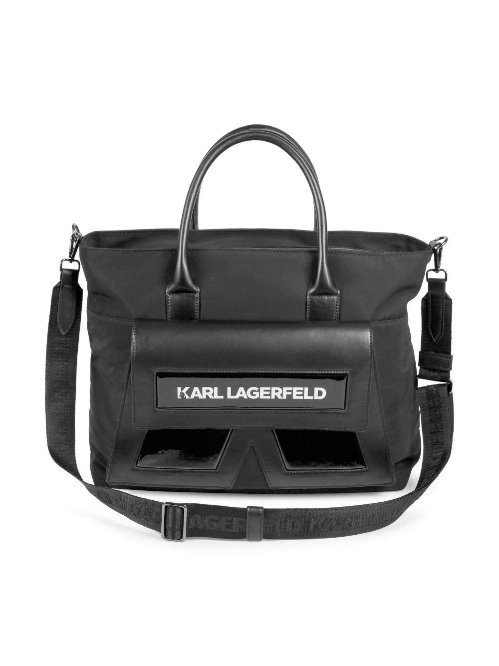 Karl Lagerfeld Kids Ikon K 母婴包 - 黑色