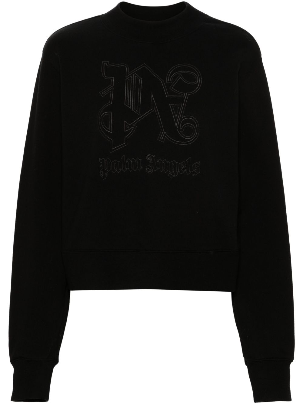 Palm Angels Monogram Statement 棉卫衣 - 黑色
