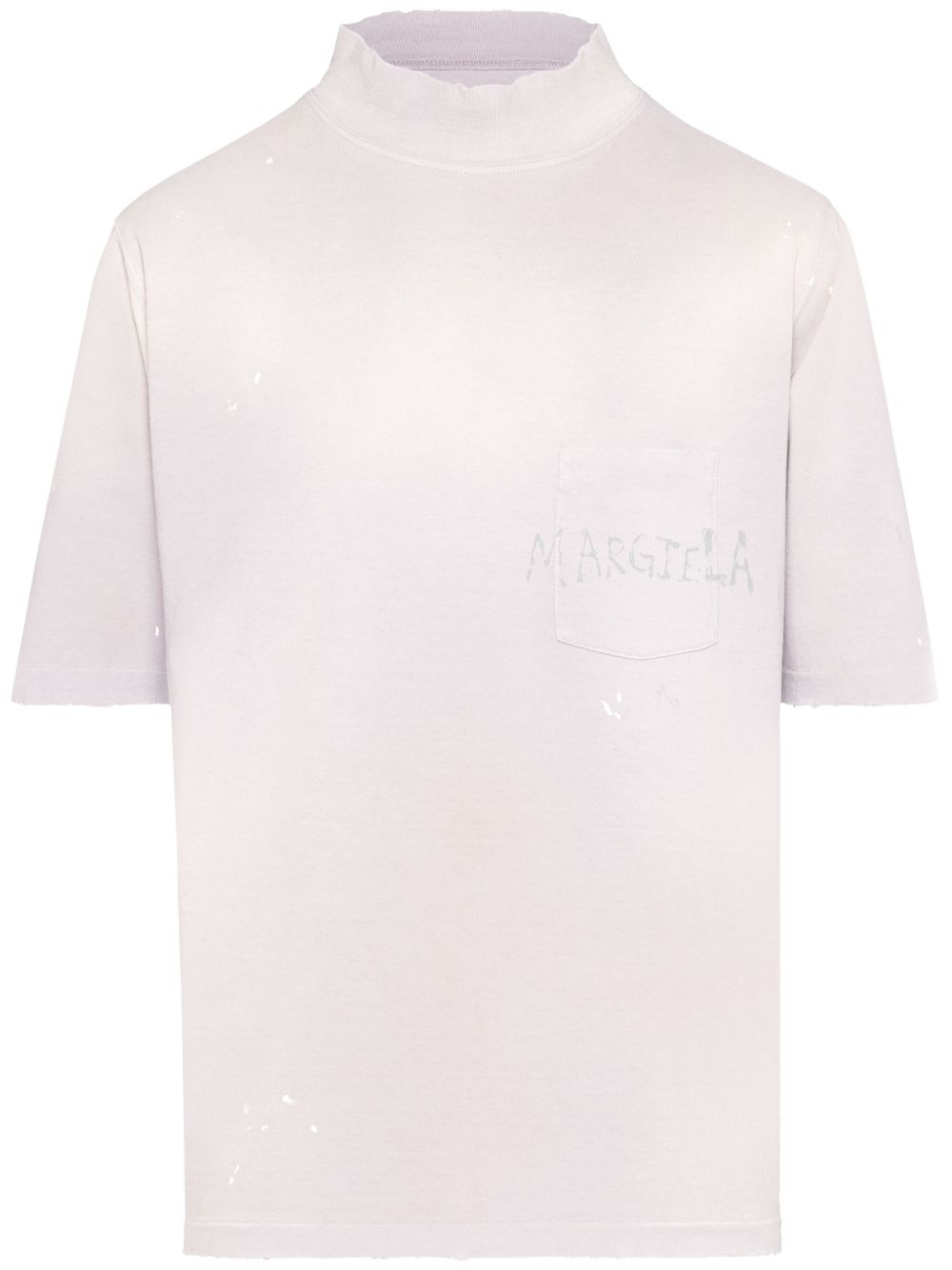 Maison Margiela Handwritten 棉T恤 - 紫色