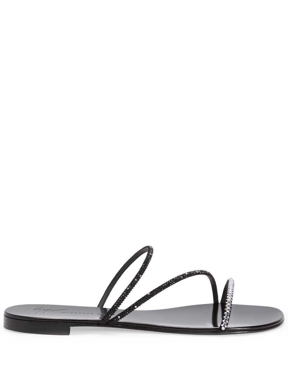 Giuseppe Zanotti Julianne 晶饰凉鞋 - 黑色