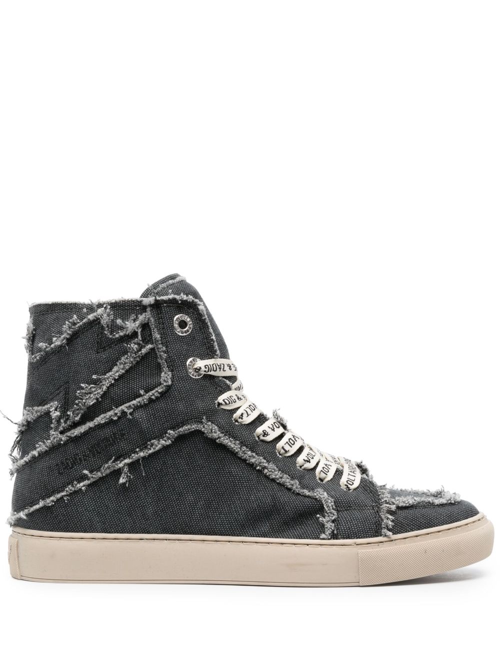 Zadig&Voltaire Flash 高帮运动鞋 - 黑色