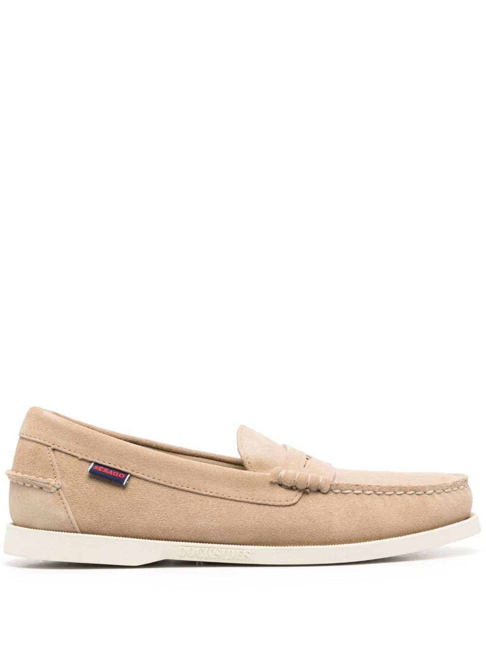 Sebago 绒面皮套穿式乐福鞋 - 中性色
