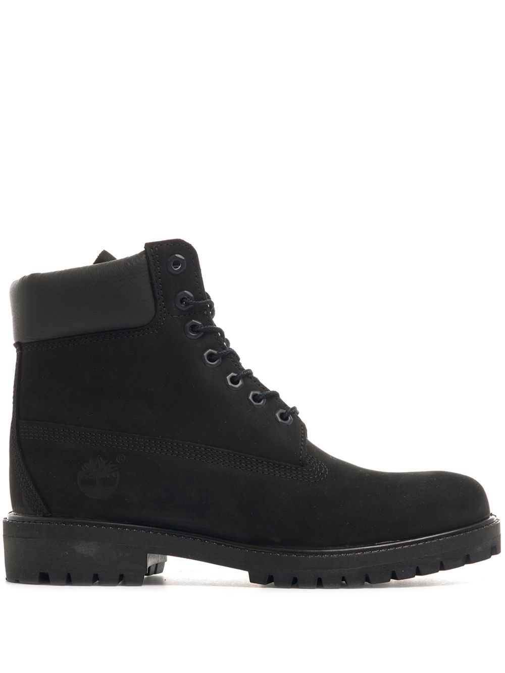 Timberland 拼接绒面皮及踝靴 - 黑色