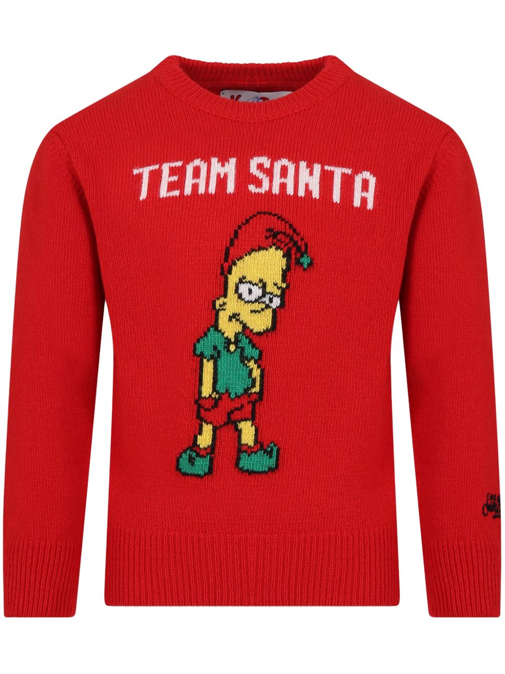 MC2 Saint Barth Kids Team Santa 毛衣 - 红色