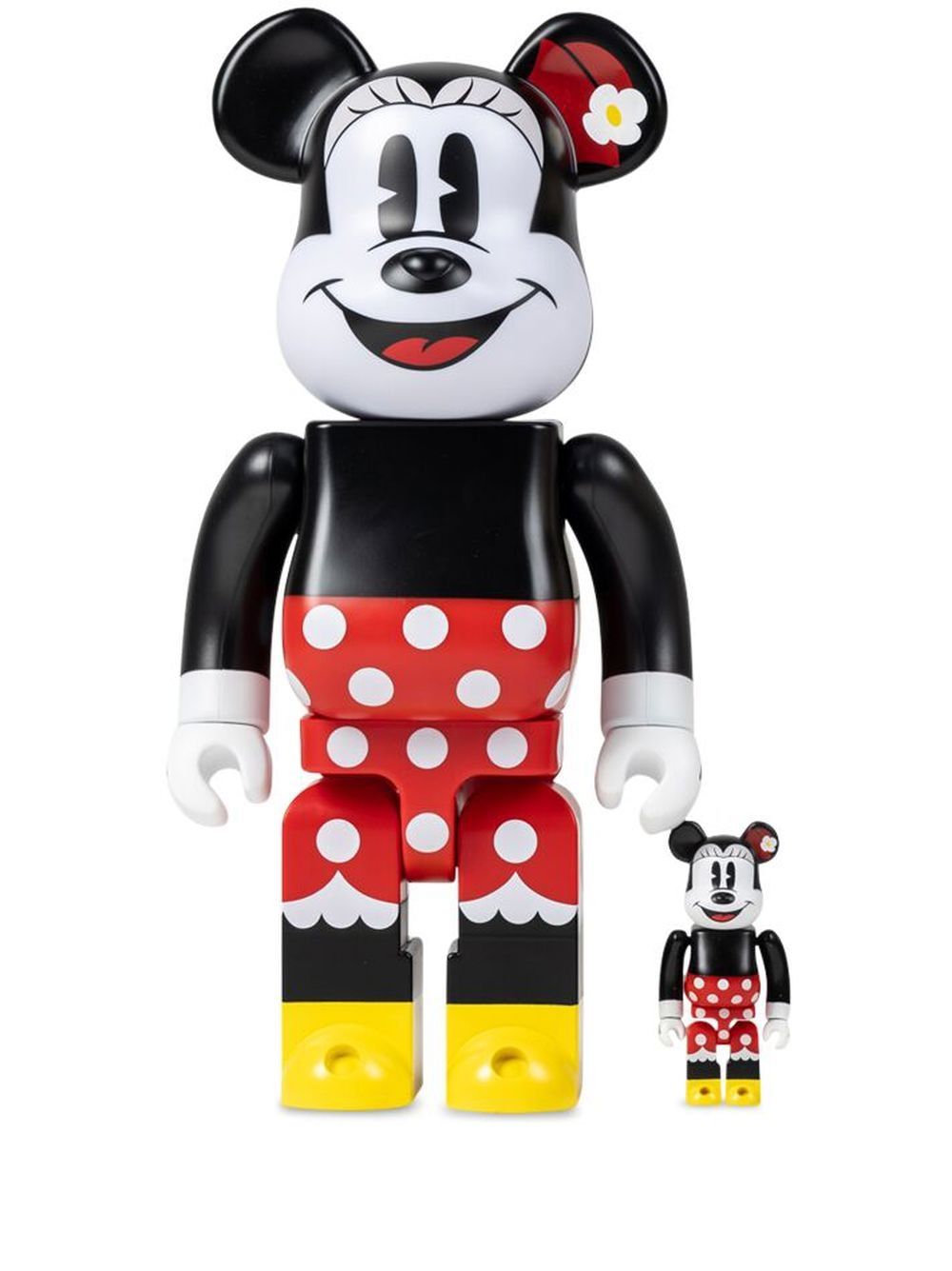 MEDICOM TOY x Disney Minnie Mouse BE@RBRICK 模型玩具套装 - 黑色