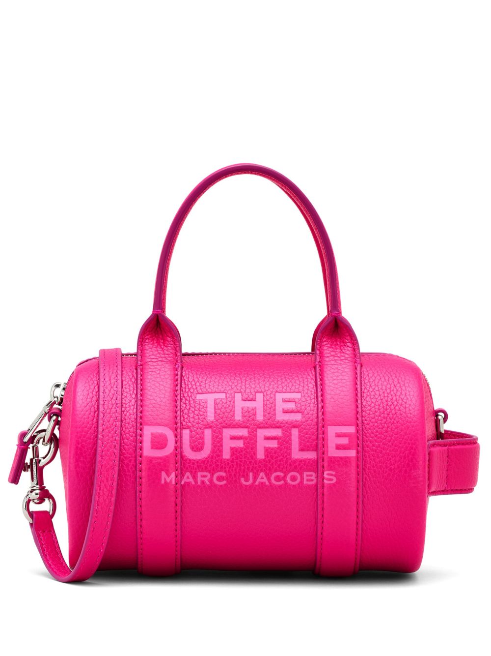 Marc Jacobs The Leather Mini Duffle 斜挎包 - 粉色