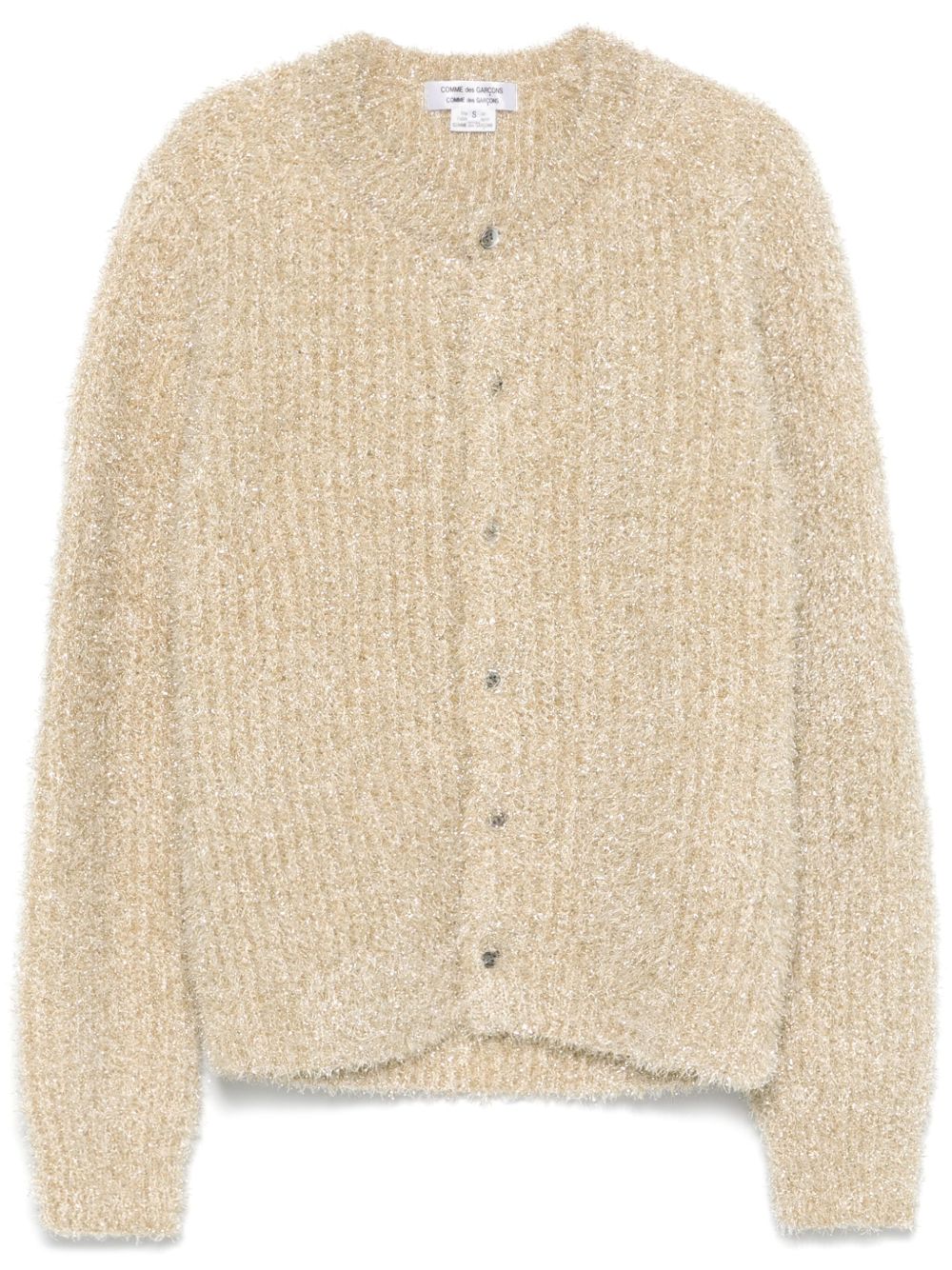 Comme Des Garçons Comme Des Garçons 金银丝开衫 - 金色