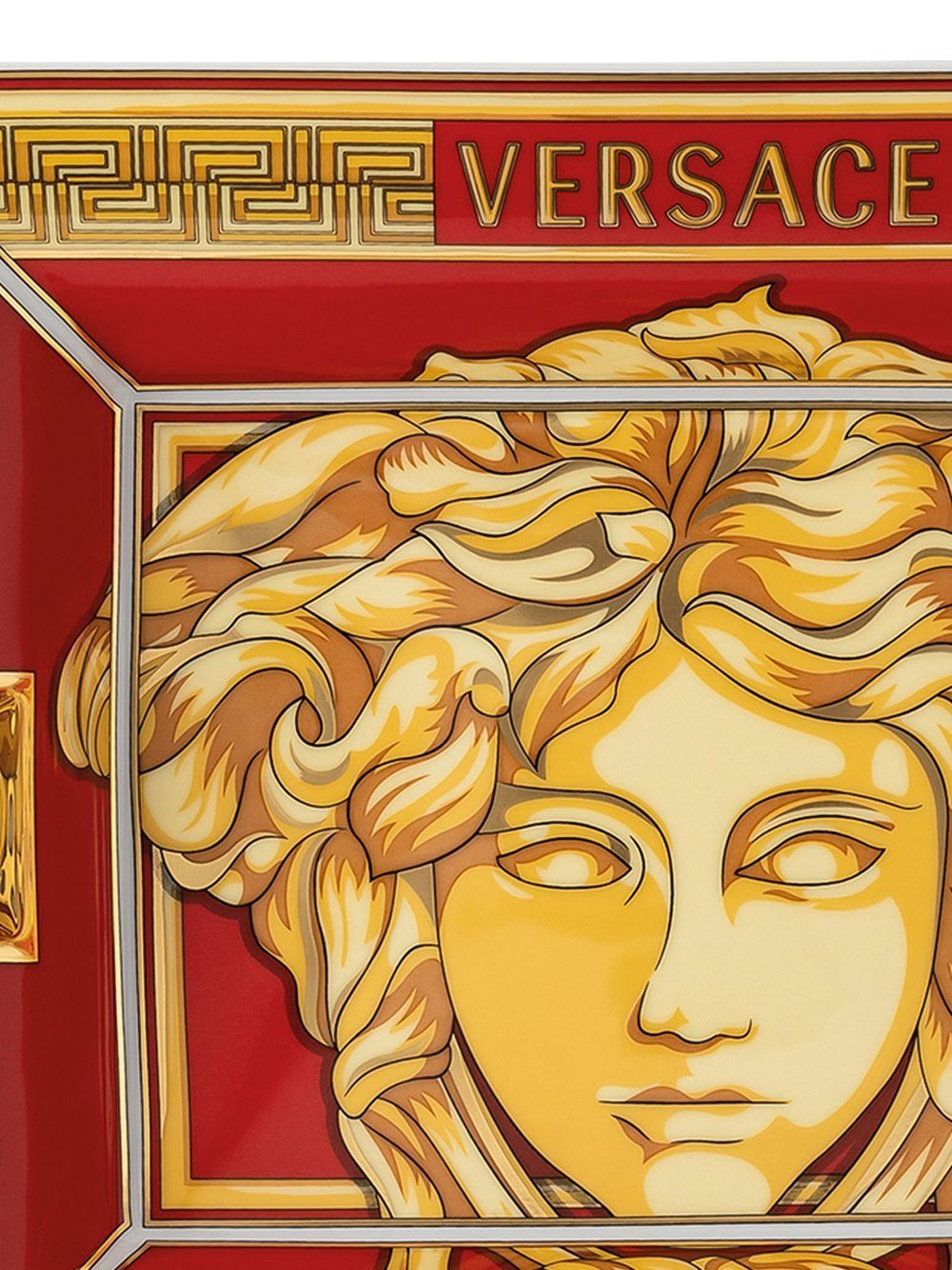 Versace 范思哲 美杜莎头纹烟灰缸 - 红色