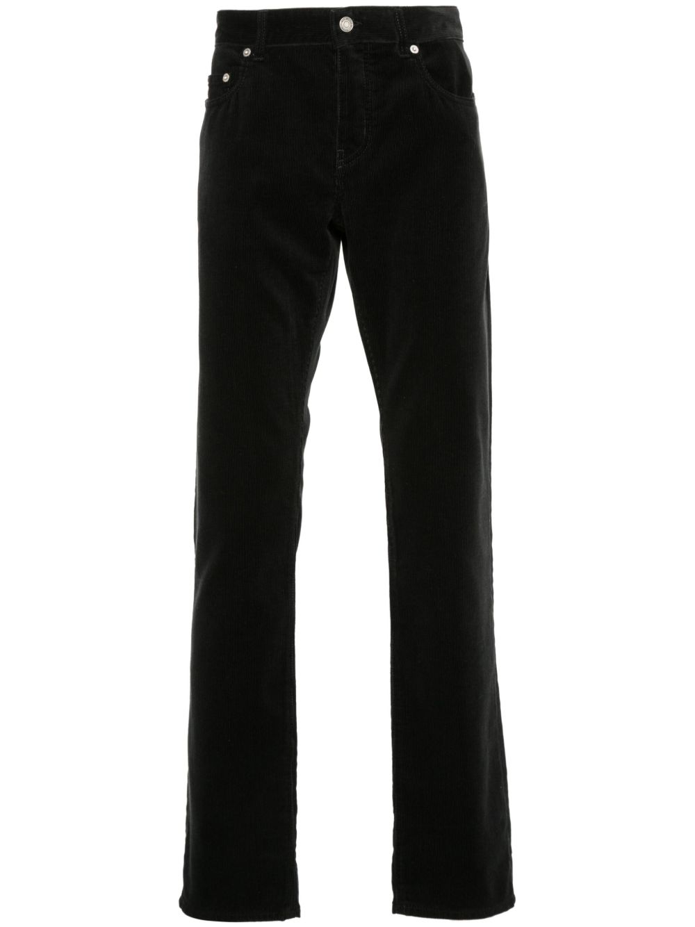 Saint Laurent 修身灯芯绒长裤 - 黑色
