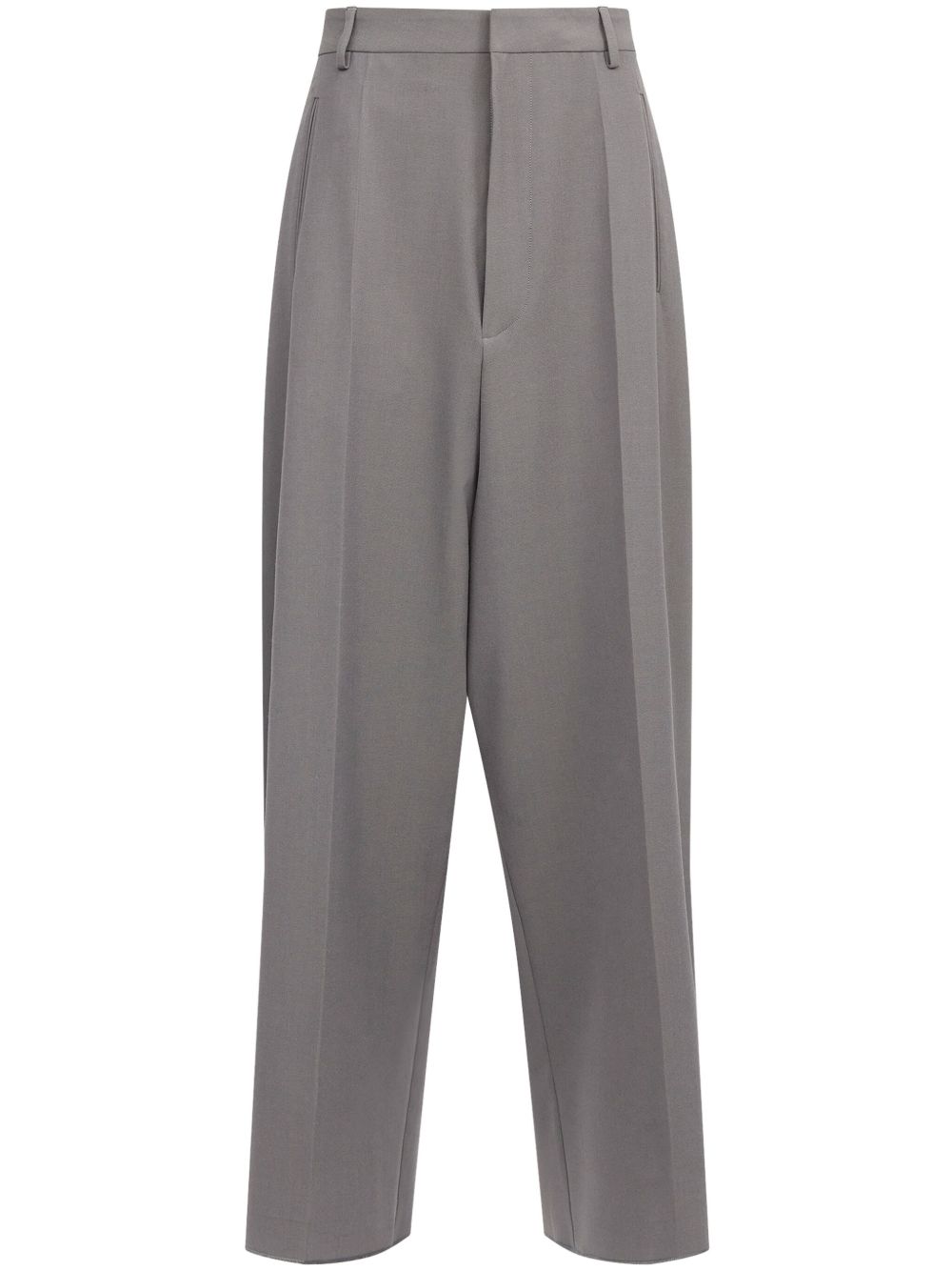 MM6 Maison Margiela 流线型华达呢长裤 - 灰色