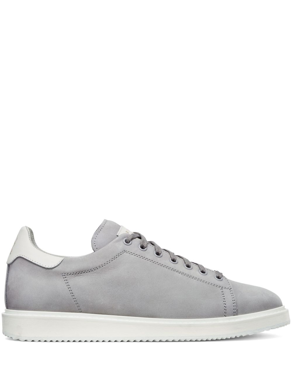Brunello Cucinelli 皮质运动鞋 - 灰色