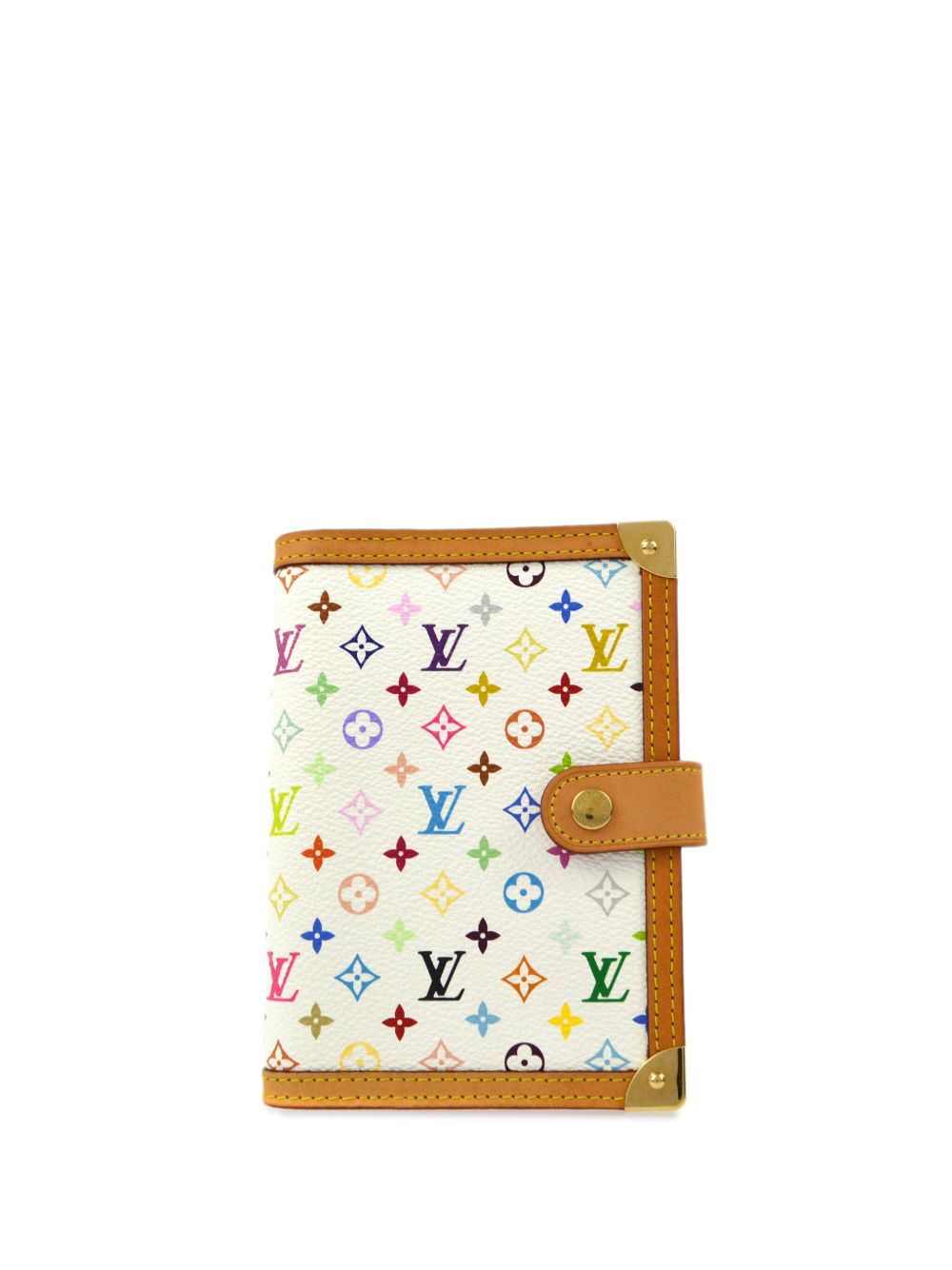 Louis Vuitton Pre-Owned x Takashi Murakami Agenda PM 保护套（2006年典藏款） - 白色
