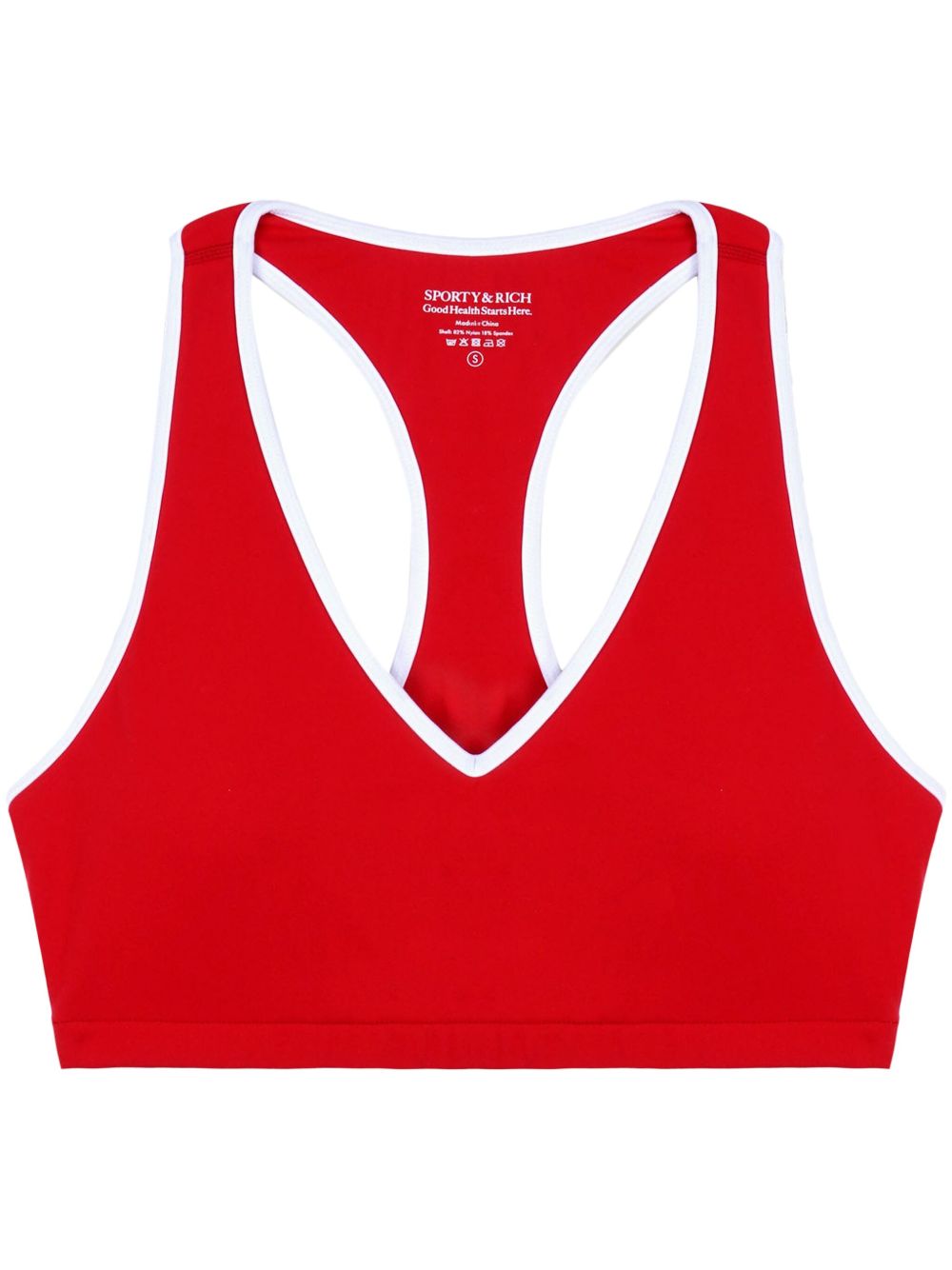 Sporty & Rich Runner Box 运动文胸 - 红色