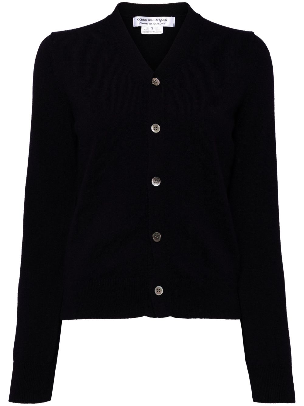 Comme Des Garçons Comme Des Garçons 羊绒开衫 - 蓝色