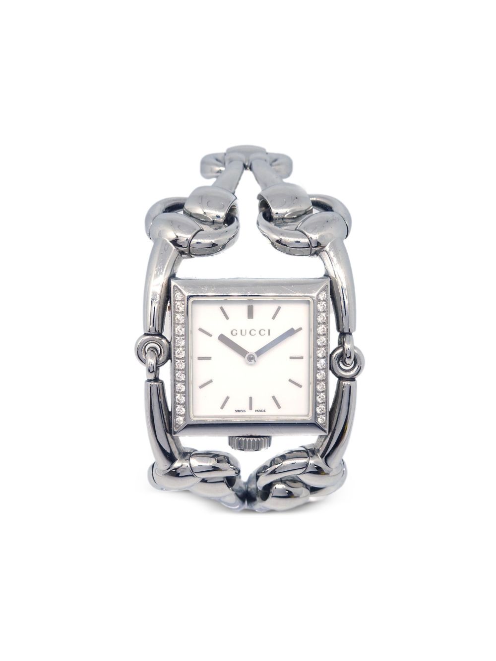 Gucci Pre-Owned Signoria 20毫米腕表（1990-2000年代典藏款） - 白色