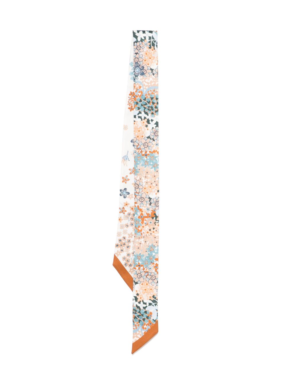 Longchamp Collier De Fleurs 头巾 - 蓝色