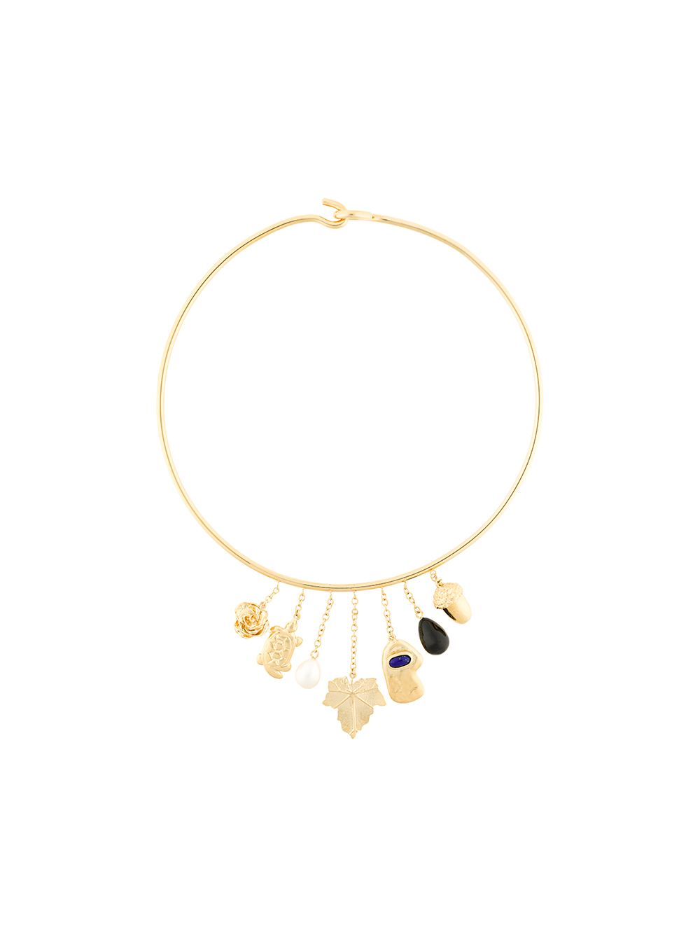 Aurelie Bidermann Barbizon吊坠饰项链 - 金属色