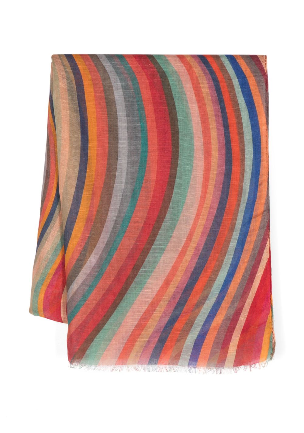 Paul Smith Swirl 围巾 - 红色