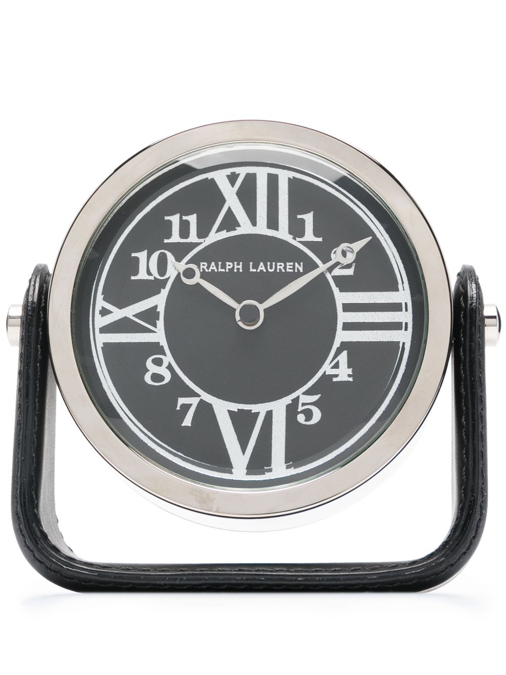 Ralph Lauren Home Brennan 皮质时钟 - 黑色