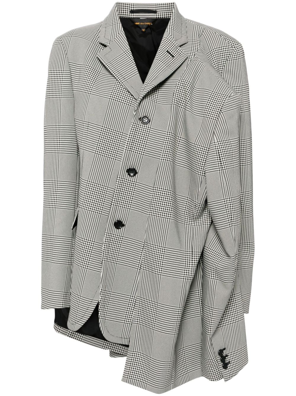 Comme Des Garçons 不对称下摆西装套装 - 白色