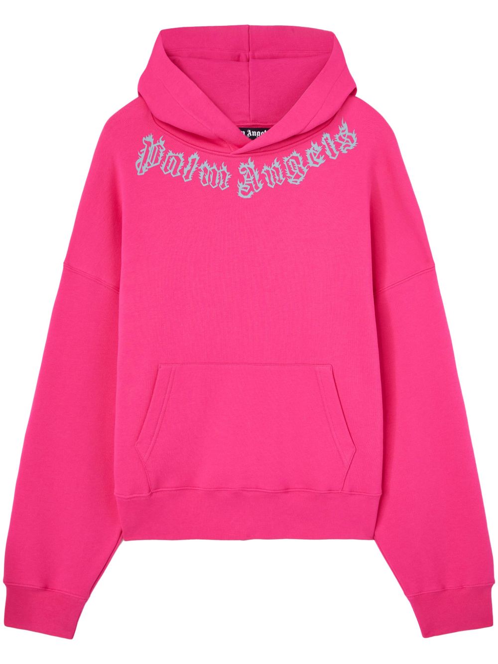 Palm Angels logo领连帽衫 - 粉色