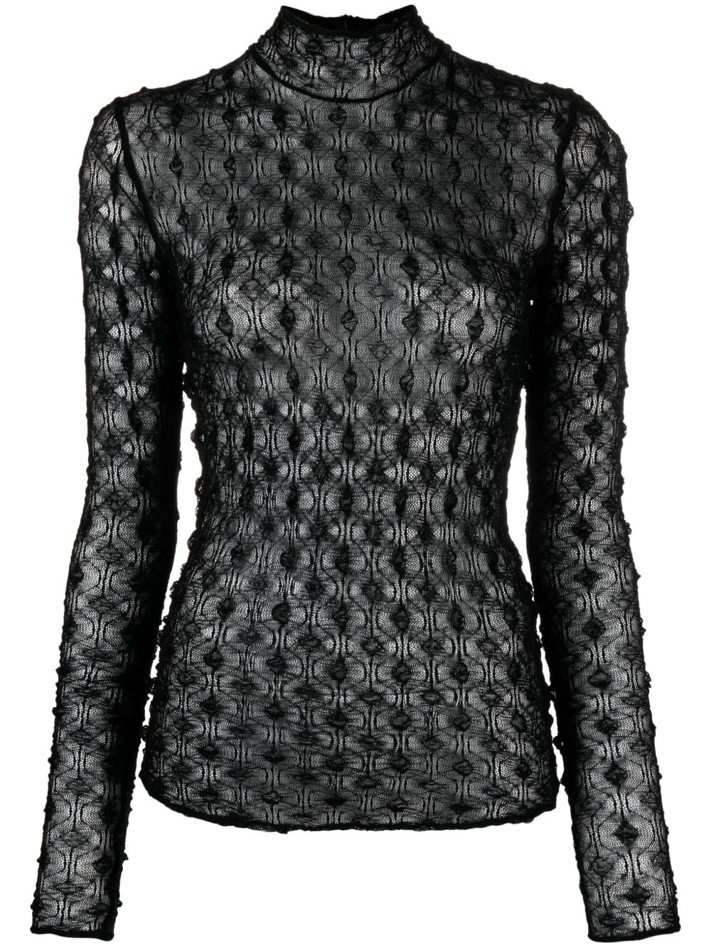 ISABEL MARANT Toxani 企领蕾丝上衣 - 黑色