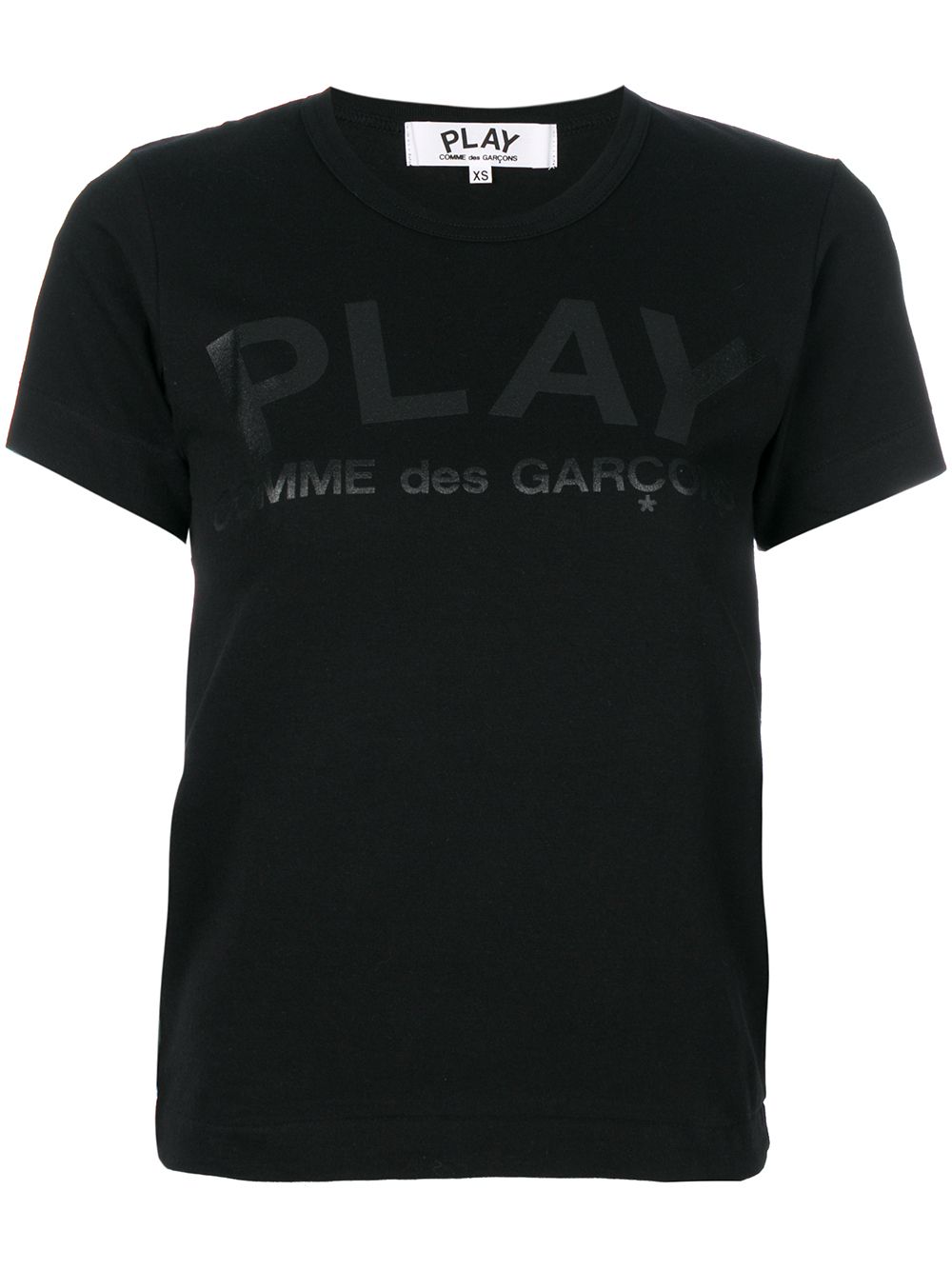 Comme Des Garçons Play 印花T恤 - 黑色