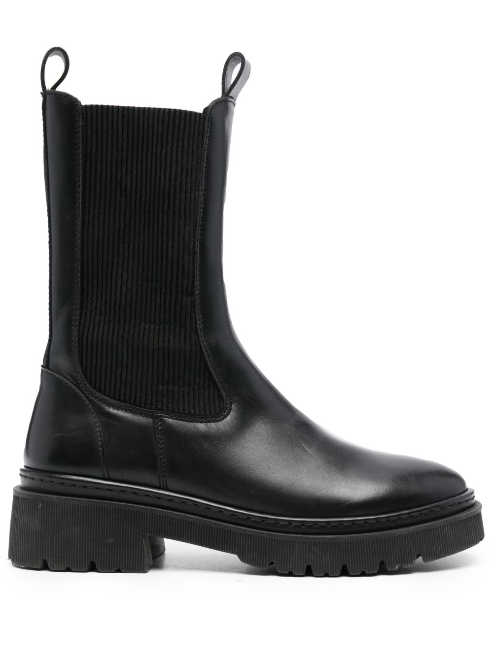 Claudie Pierlot 切尔西皮靴 - 黑色