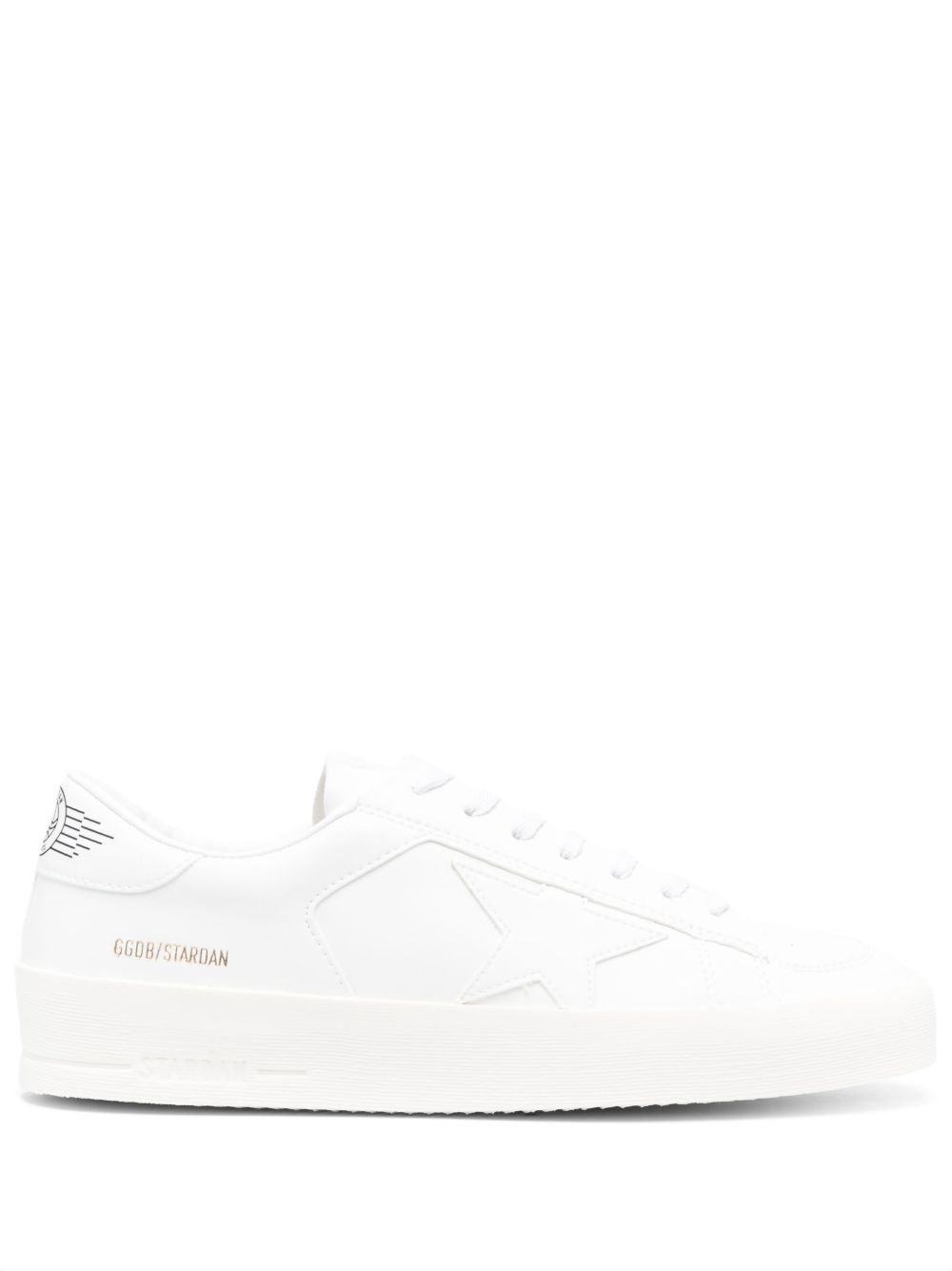 Golden Goose Stardan logo印花运动鞋 - 白色