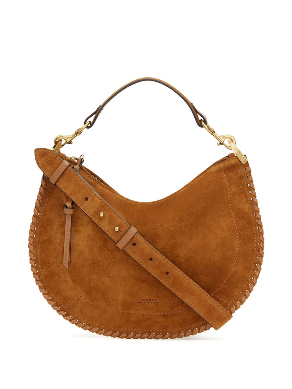 ISABEL MARANT Oskan Soft Zipped 斜挎包 - 褐色