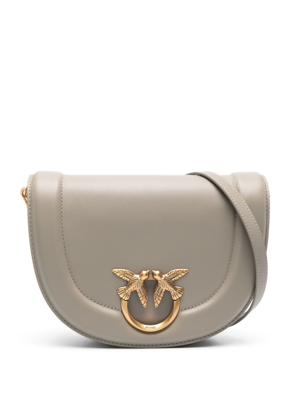 PINKO Love Round Click Classic 斜挎包 - 灰色
