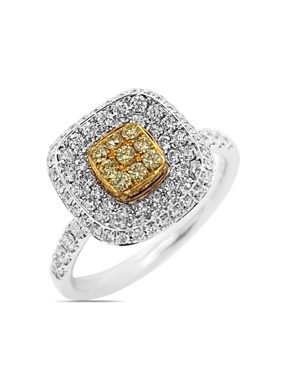 HYT Jewelry 铂金钻石戒指（典藏款） - 银色