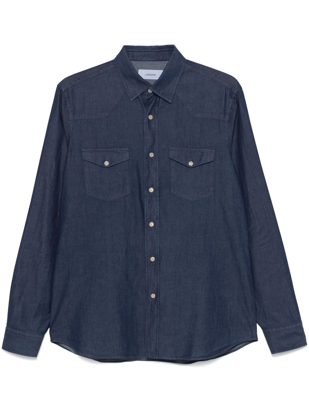 Lardini 牛仔衬衫 - 蓝色