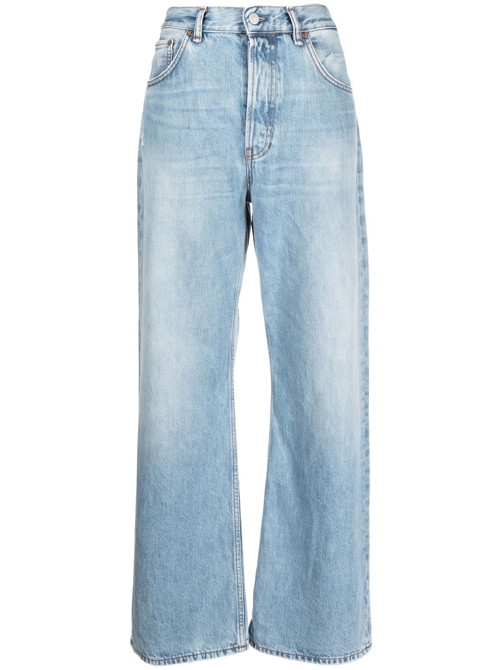 Acne Studios 阔腿牛仔裤 - 蓝色