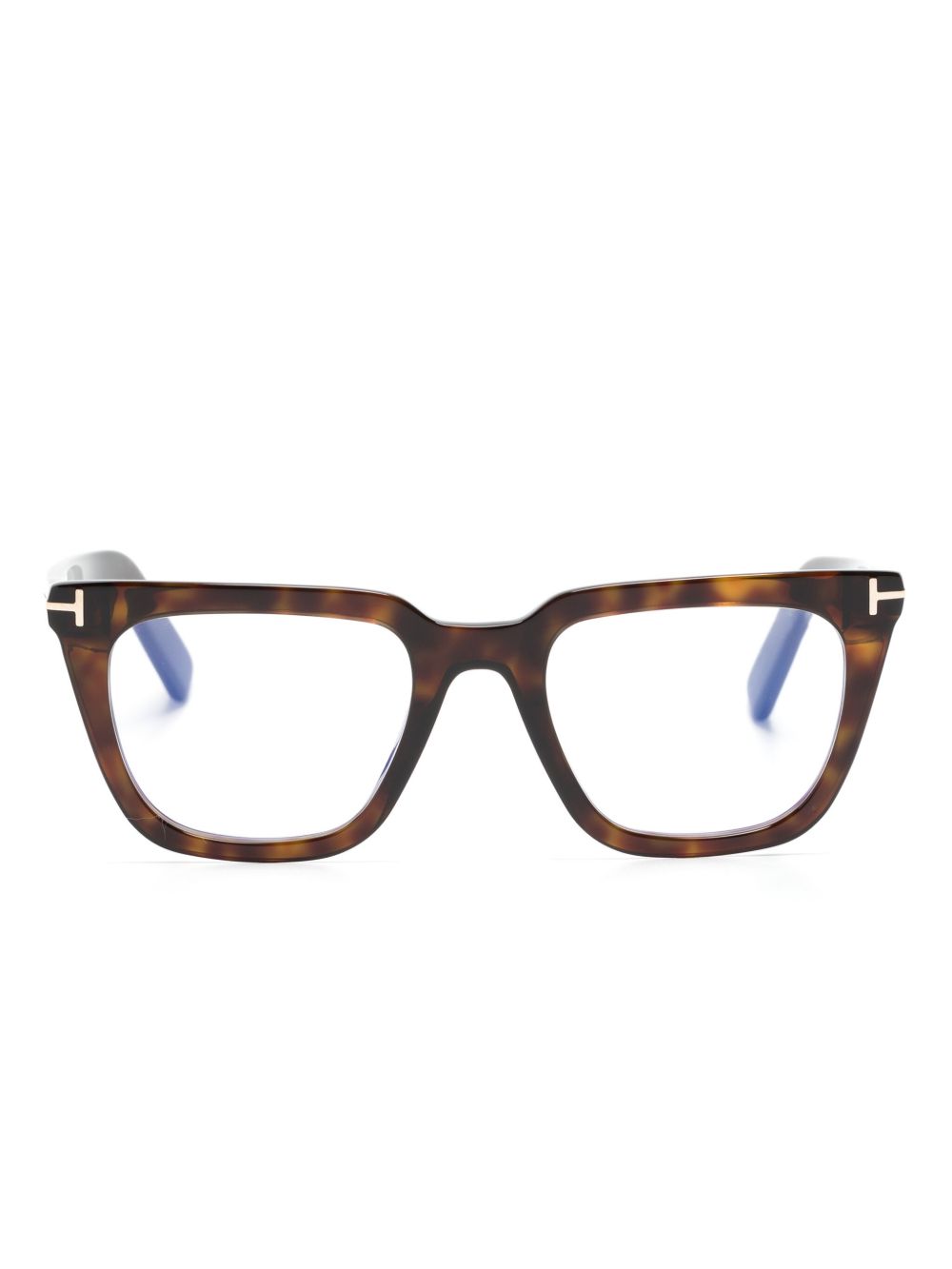 TOM FORD Eyewear TF5963B 方形镜框眼镜 - 褐色