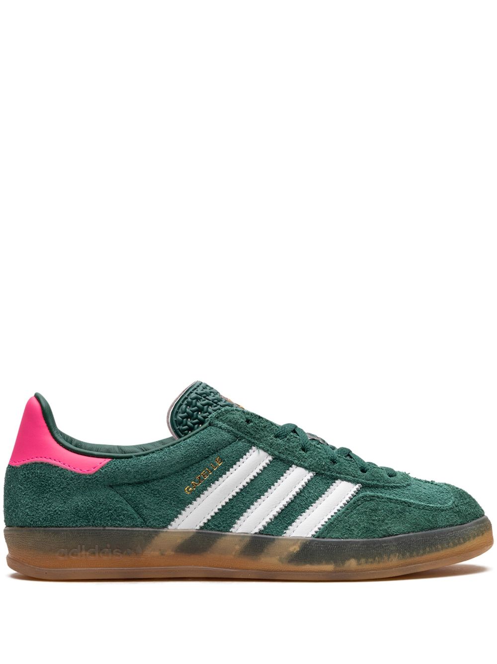 adidas Gazelle Indoor 绒面皮运动鞋 - 绿色