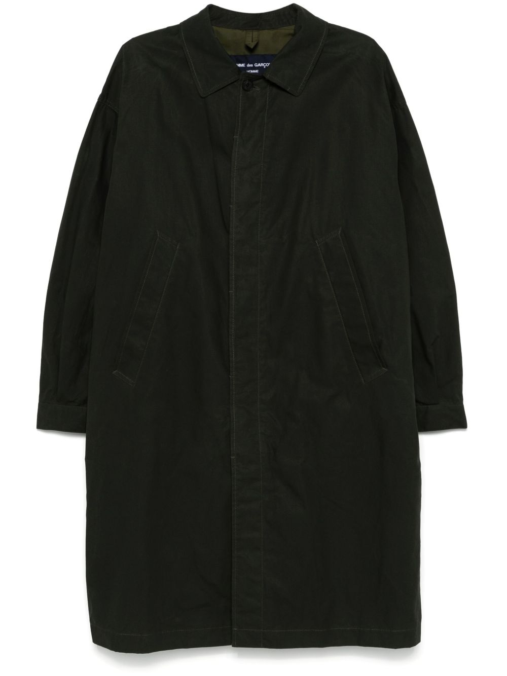 Comme des Garçons Homme 单排扣外套 - 绿色