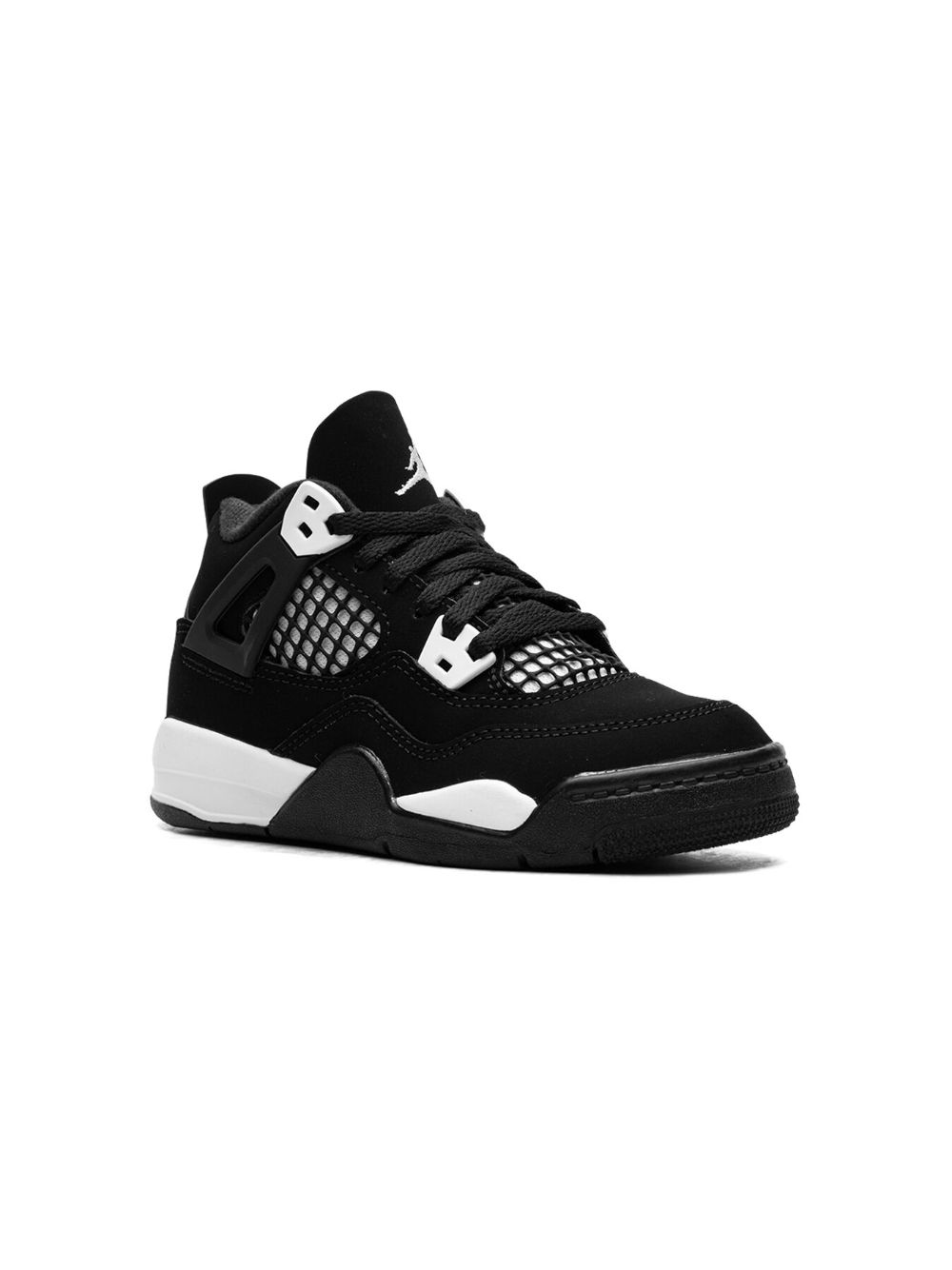 Jordan Kids Jordan 4 Retro White Thunder 运动鞋 - 黑色