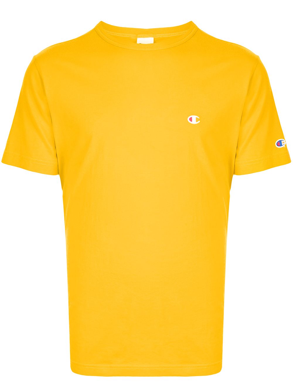 Champion logo T恤 - 黄色