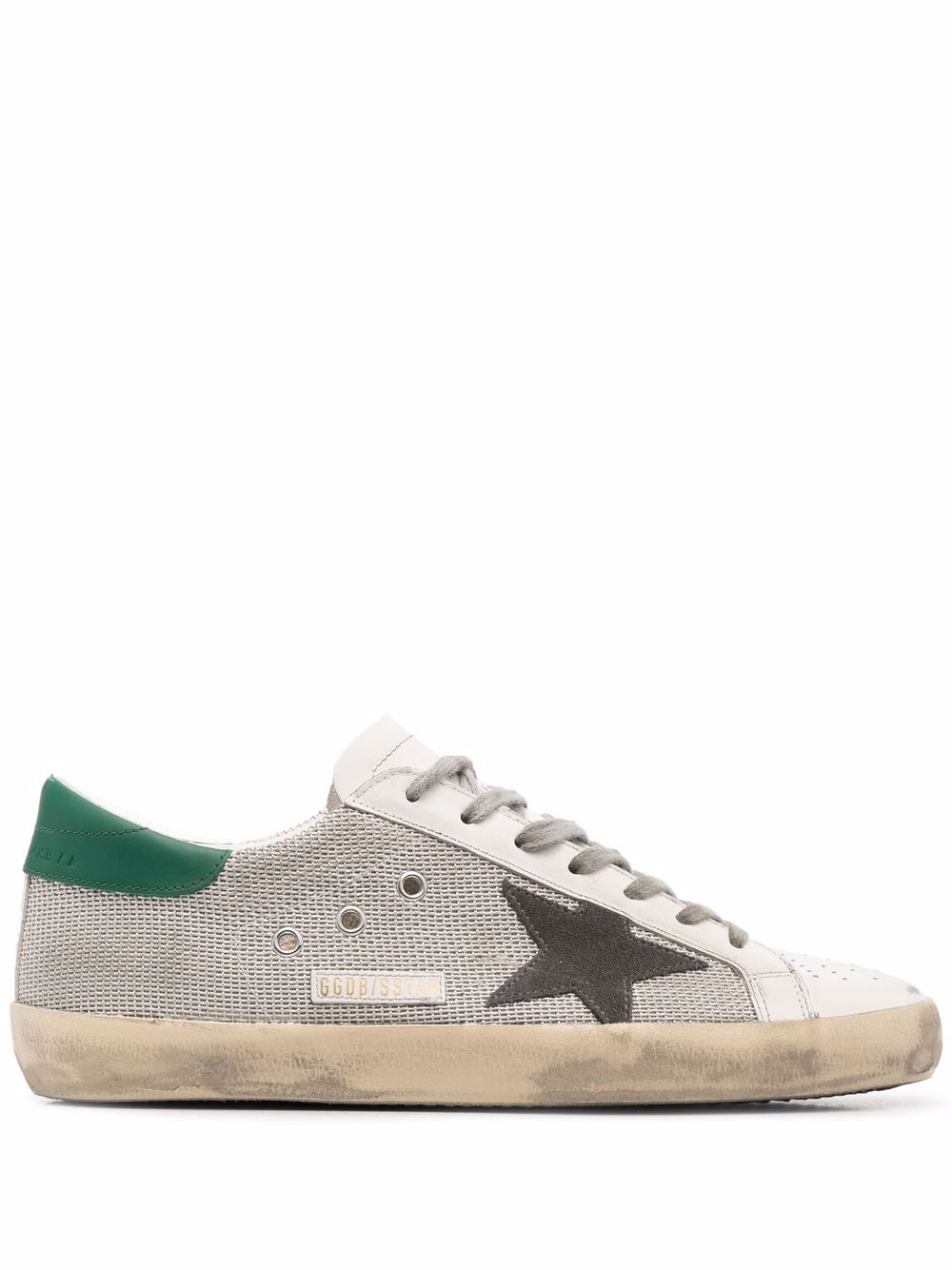 Golden Goose Super-Star 网布拼接板鞋 - 白色