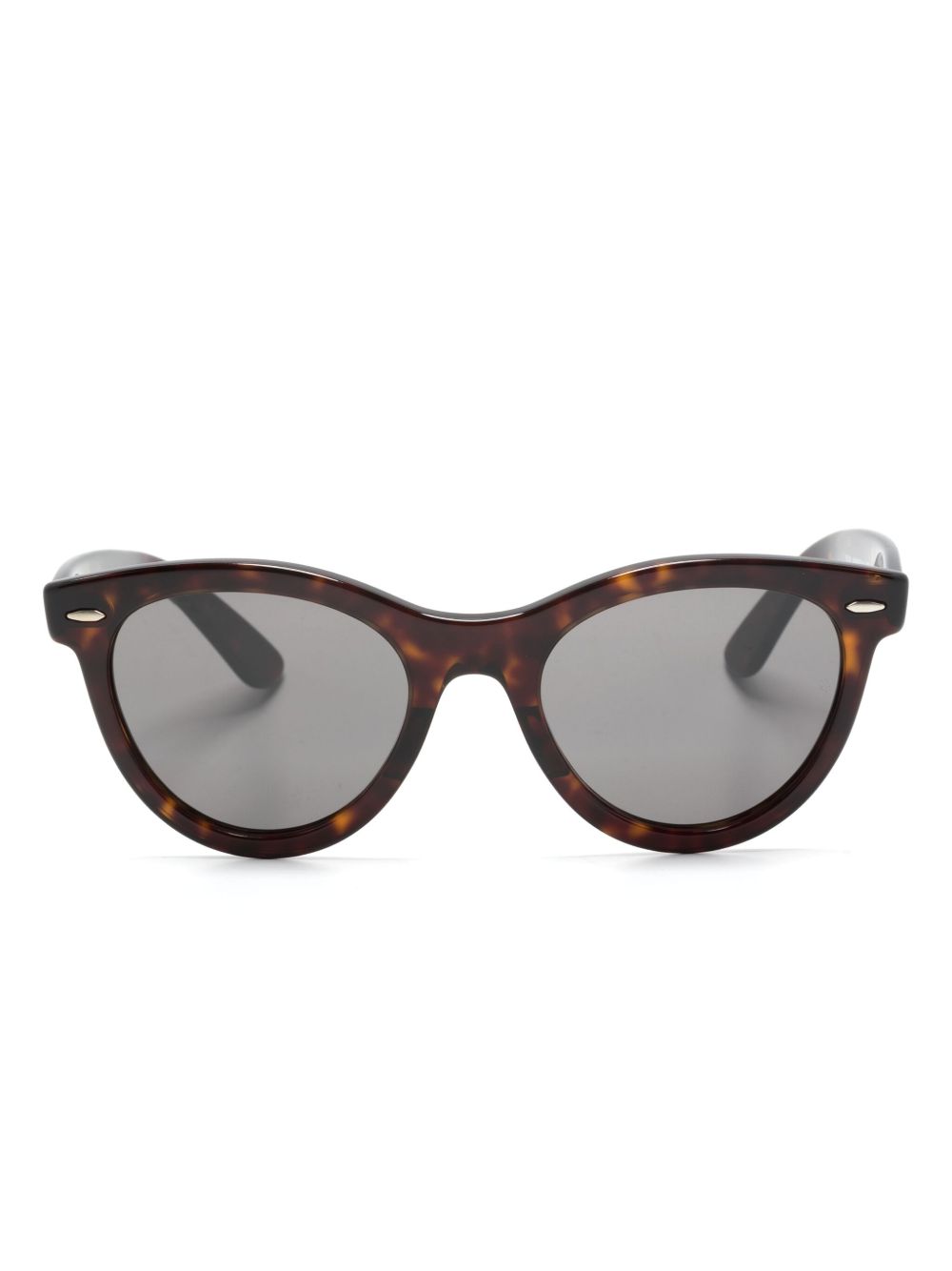 Ray-Ban Wayfarer Way 圆框太阳眼镜 - 褐色