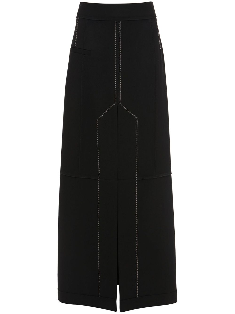 Victoria Beckham Deconstructed 半身裙 - 黑色