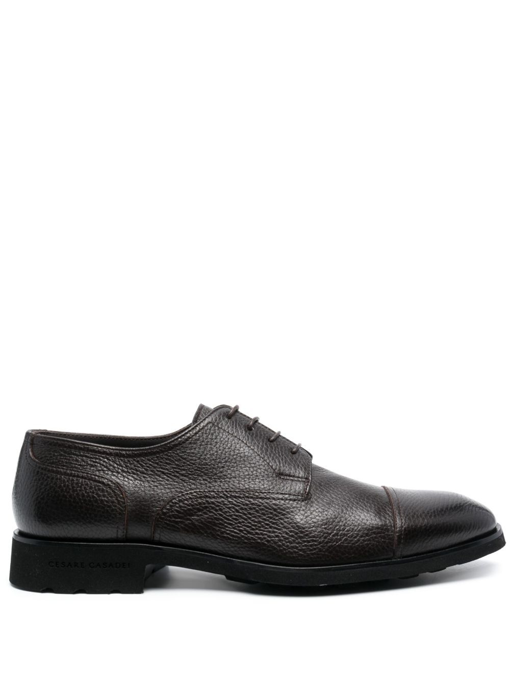 Casadei Anticato 皮质布洛克鞋 - 褐色